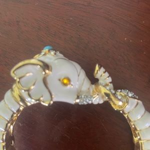 Antique lacquer elephant cuff.